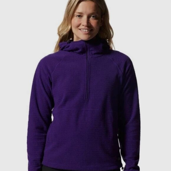 Mountain Hardwear Women's Summit Grid Half Zip Hoody - Picture 3 of 9